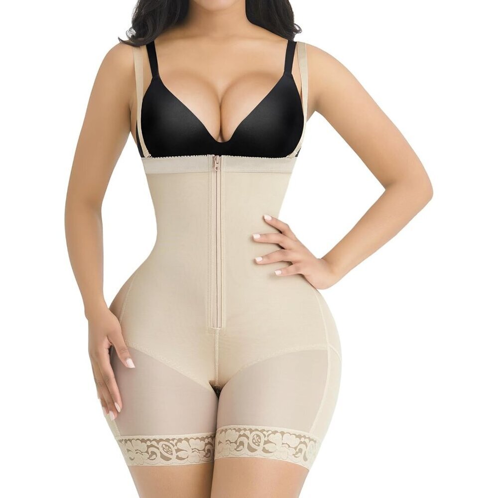 Plus Size Fajas Colombianas Shapewear Postpartum Tummy Control Body Shaper
